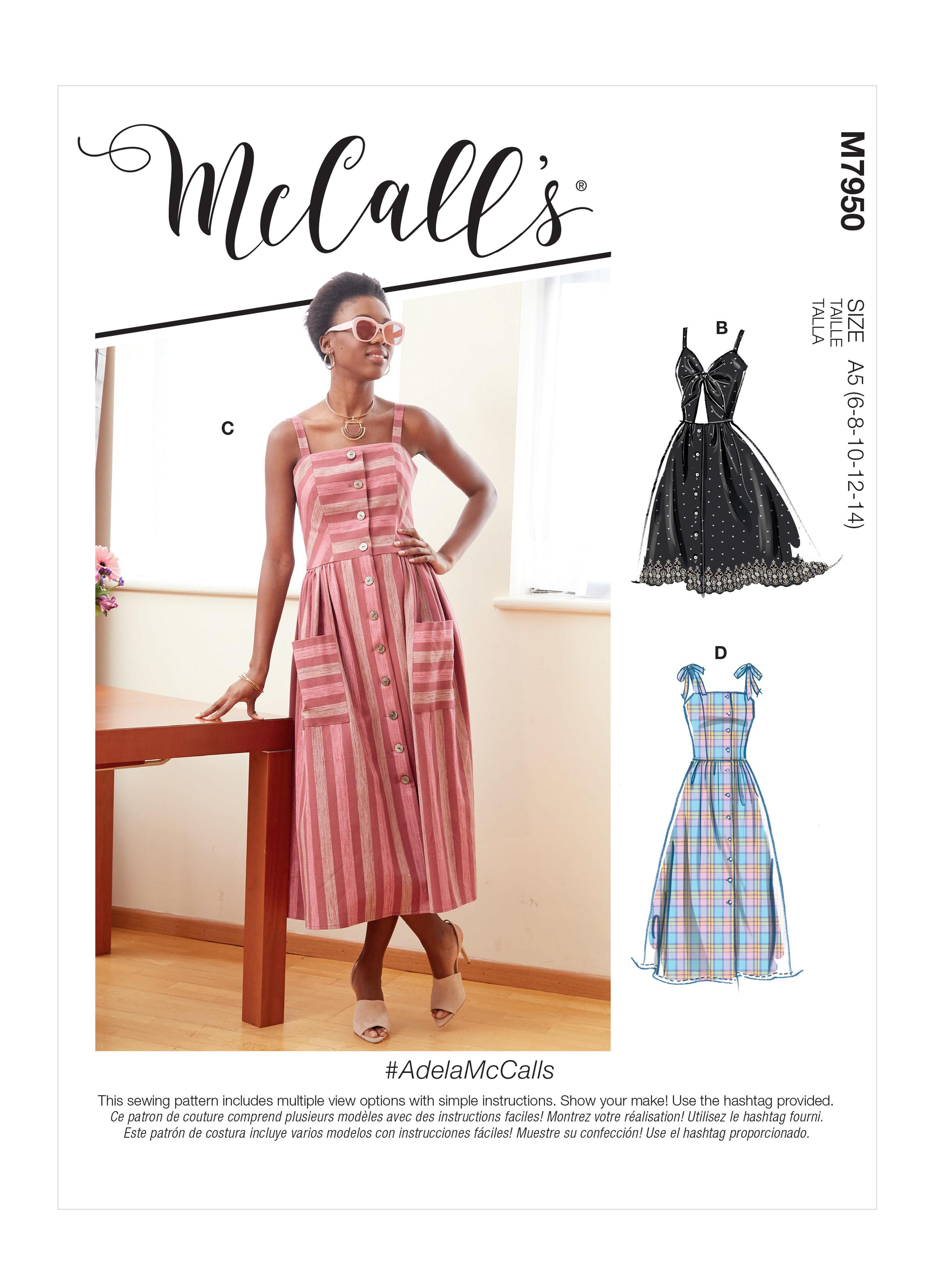 McCalls M7950 Misses Dresses