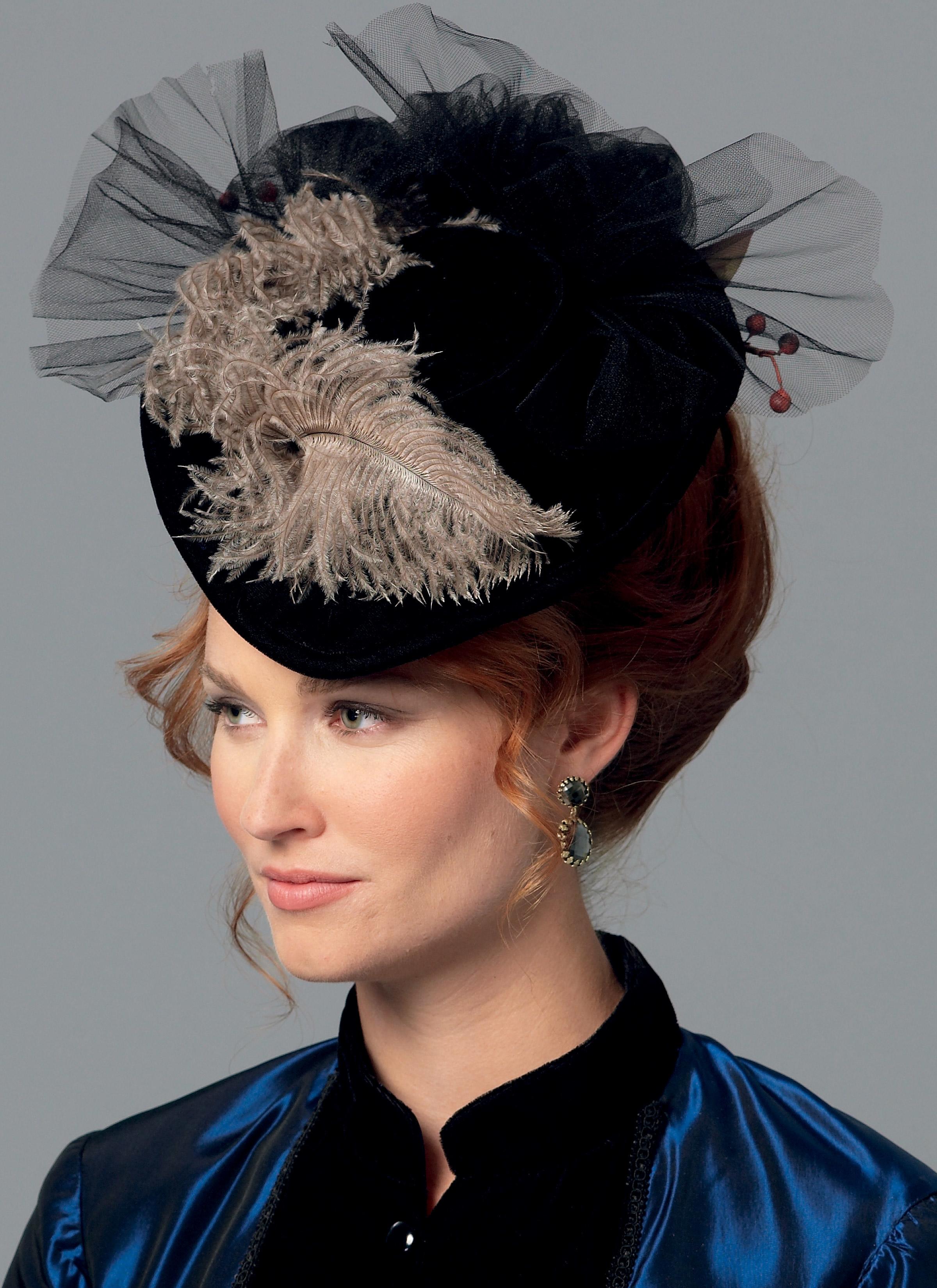 Butterick B6397 Misses' Hats in Four Styles
