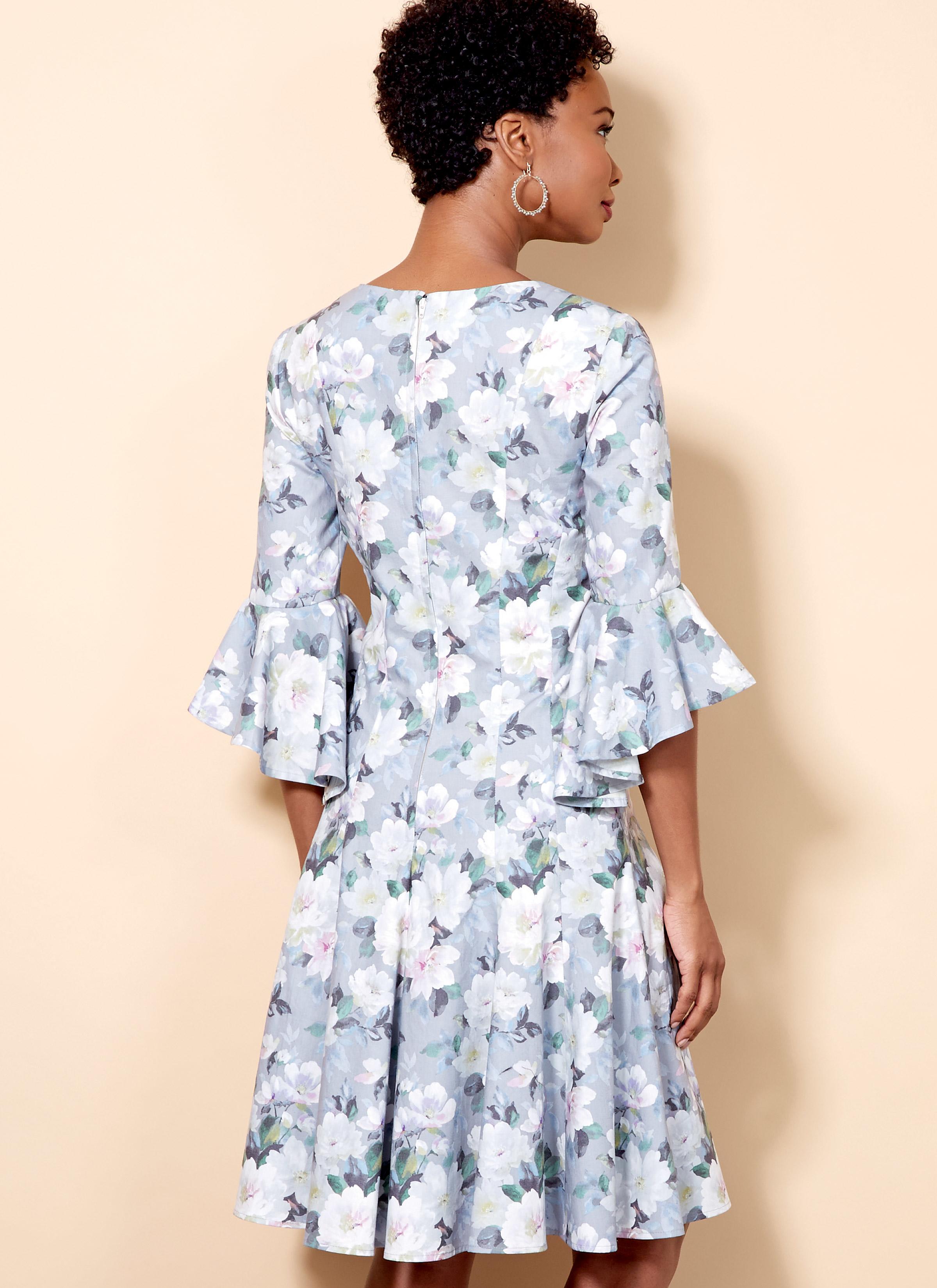 Butterick B6514 Misses'/Miss Petite Paneled Dress