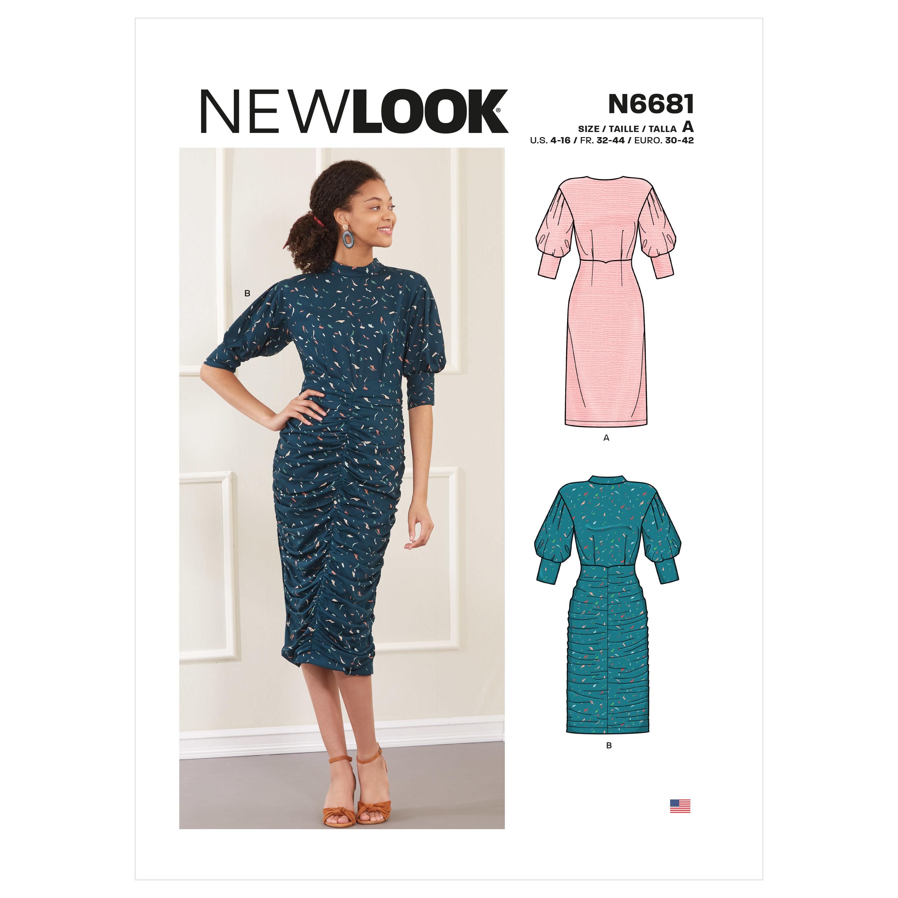 New Look Sewing Pattern N6681 Misses' Dress