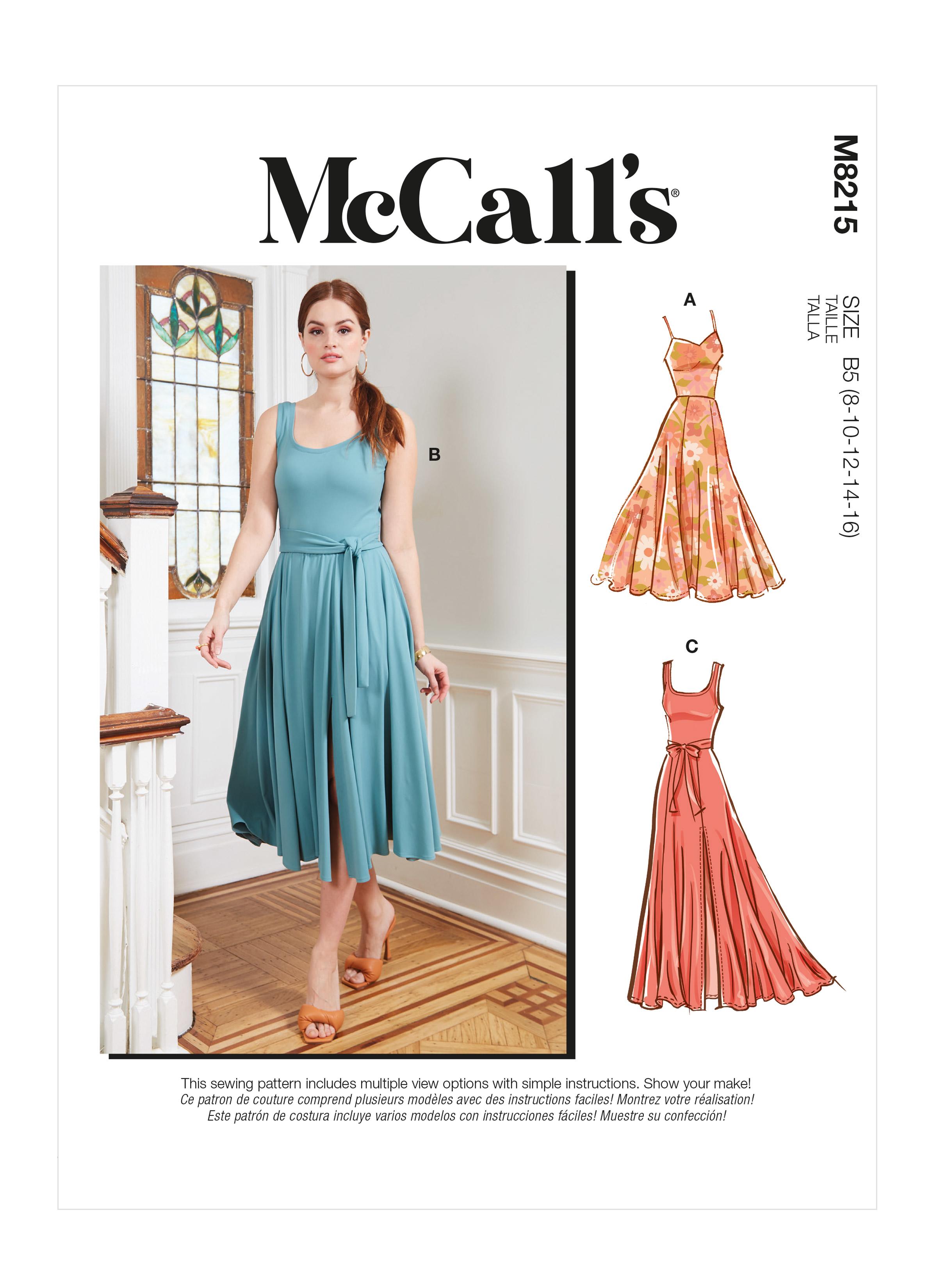 McCalls M8215 Misses' & Women's Dresses