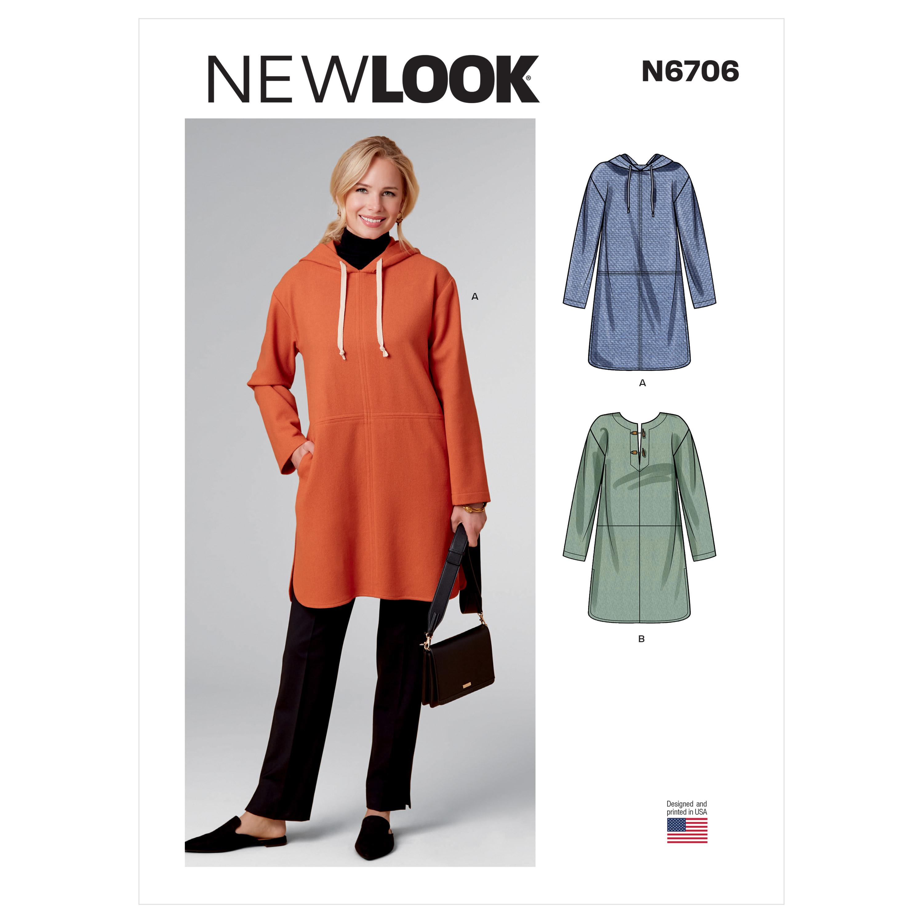New Look Sewing Pattern N6706 Misses' Jackets