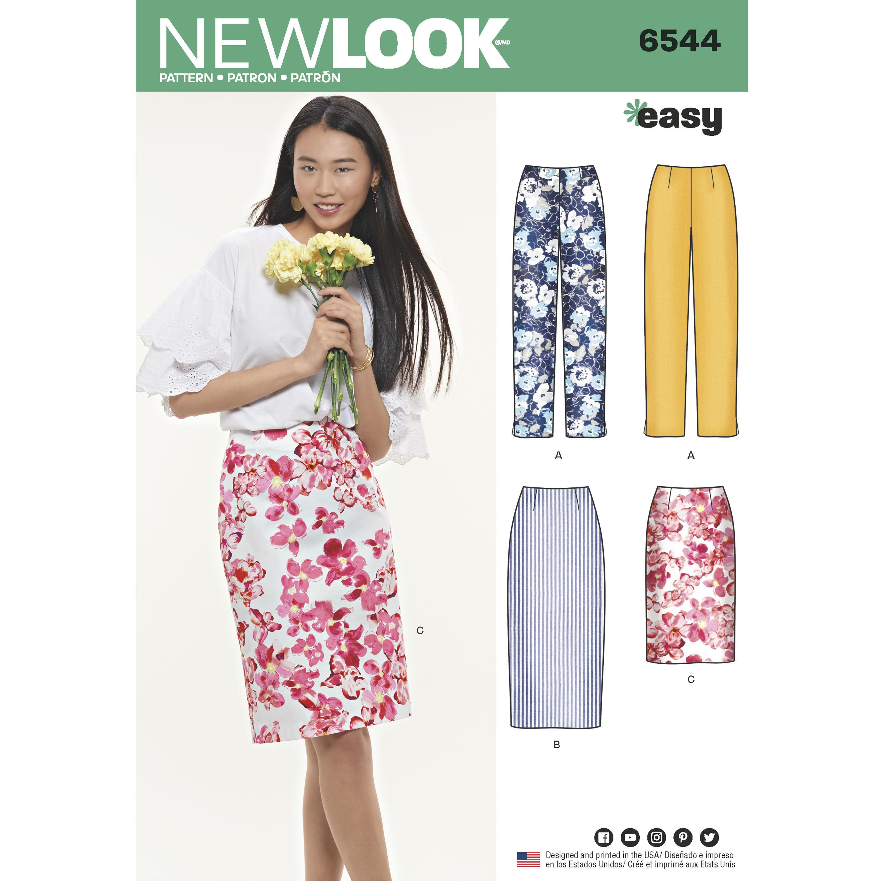NewLook N6544 Miss Skirt in Two Lengths
