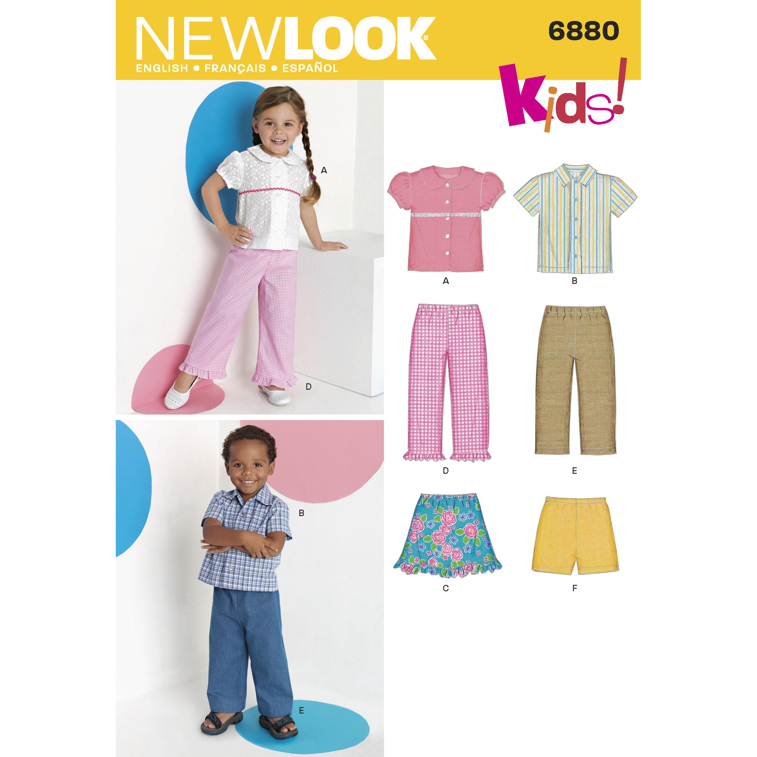 NewLook N6880 Toddler Separates