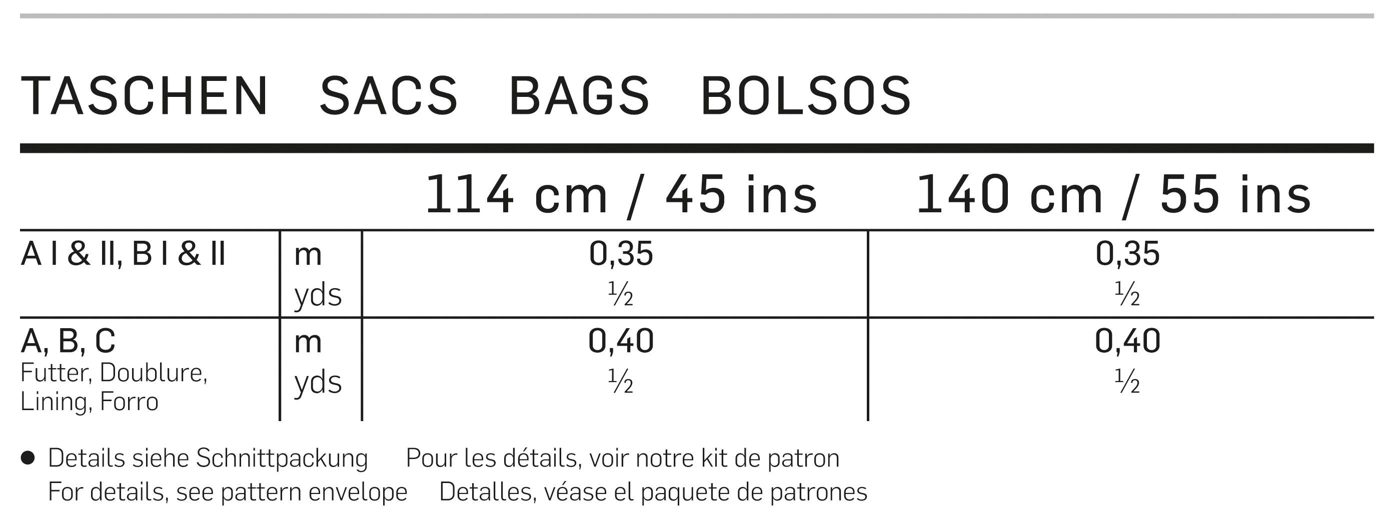 Burda B7264 Bag Sewing Pattern