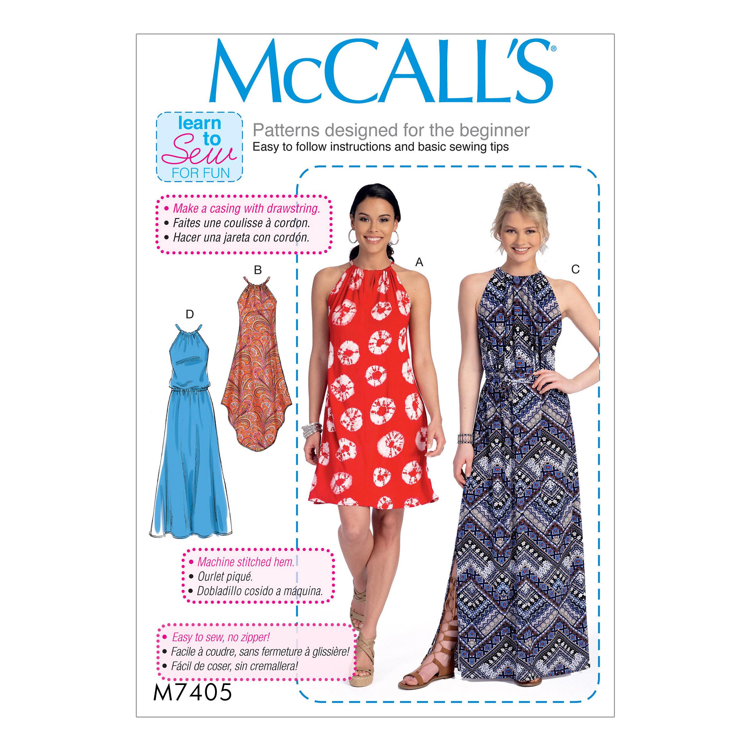 McCalls M7405 Misses Dresses