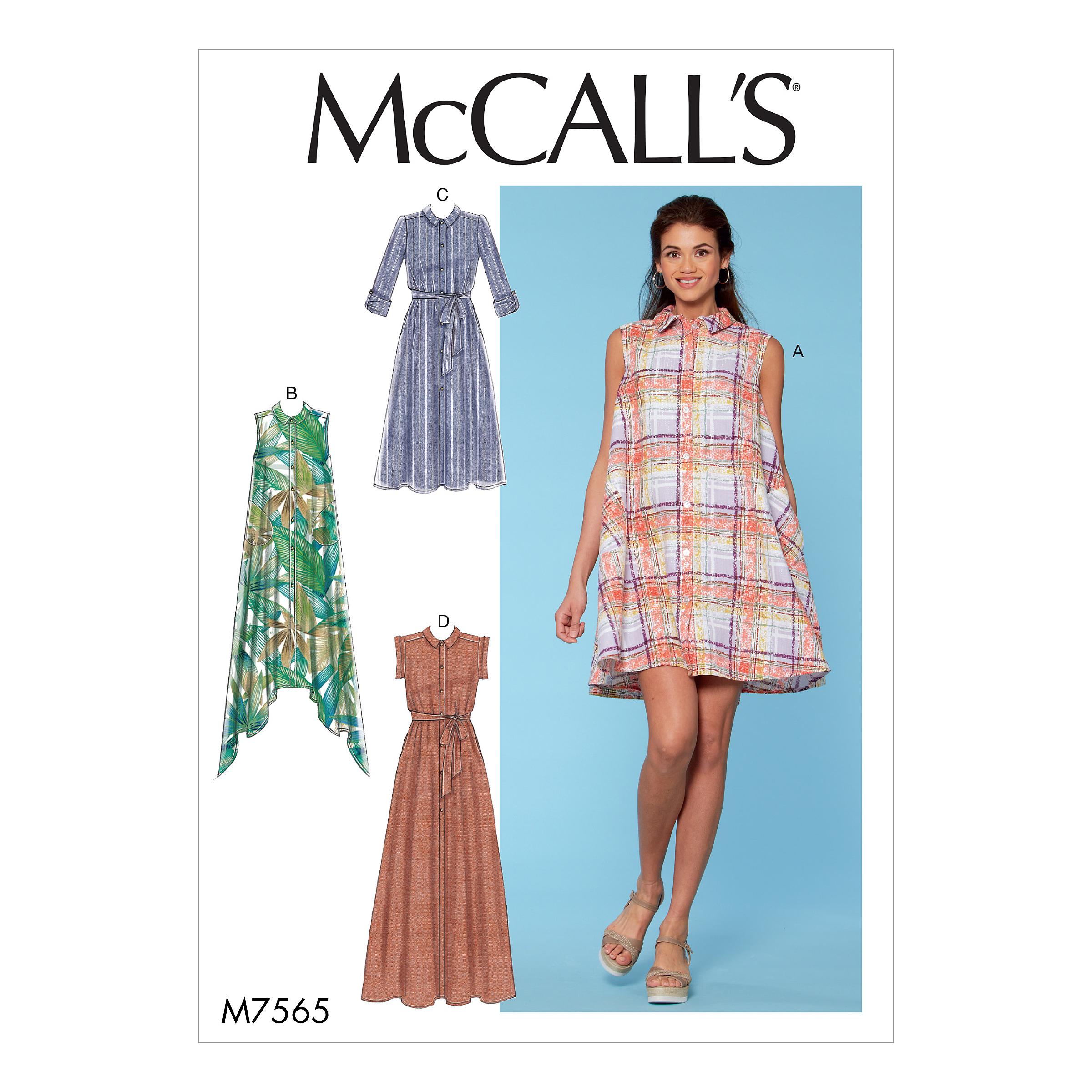 McCalls M7565 Misses Dresses