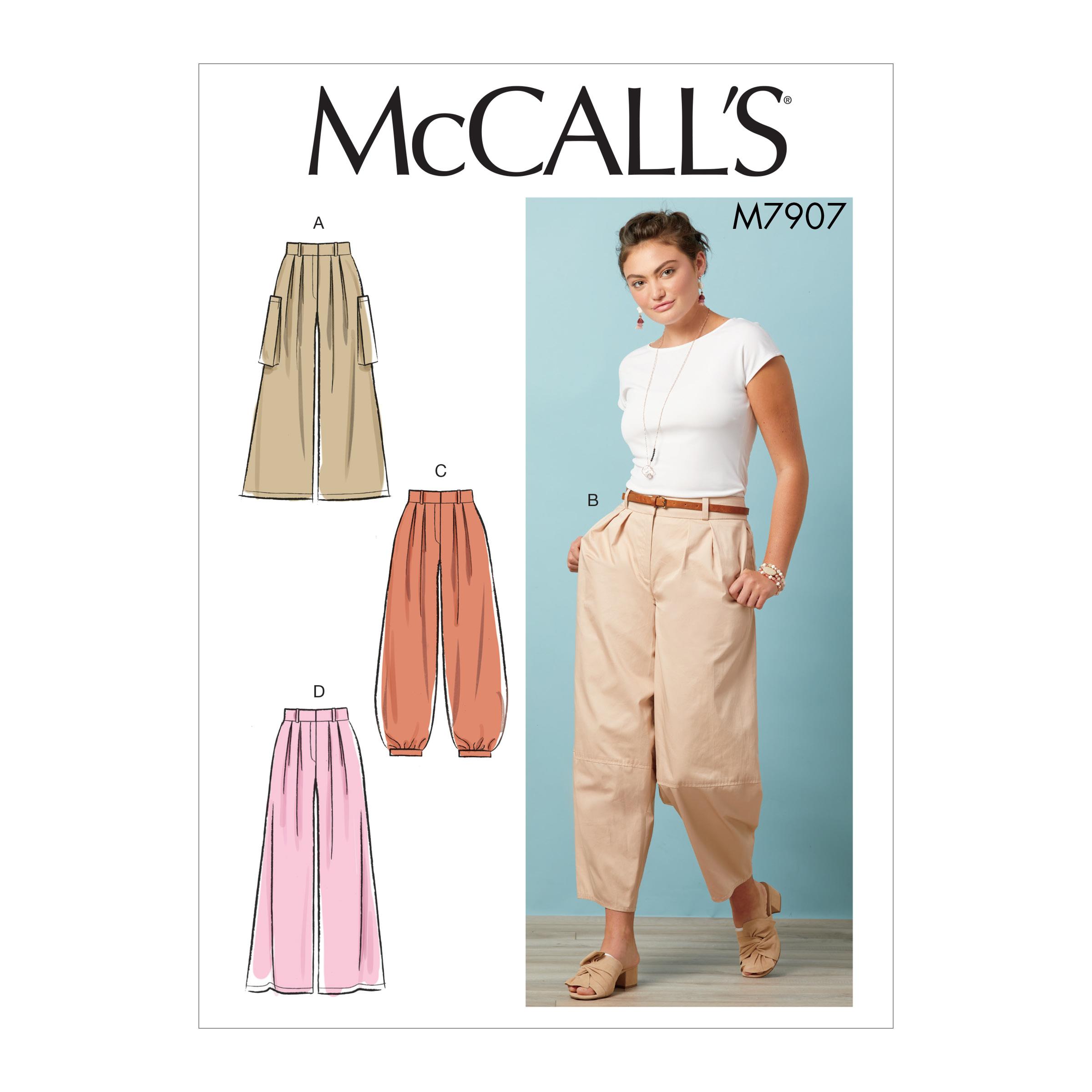 McCalls M7907 Misses Pants, Jumpsuits & Shorts
