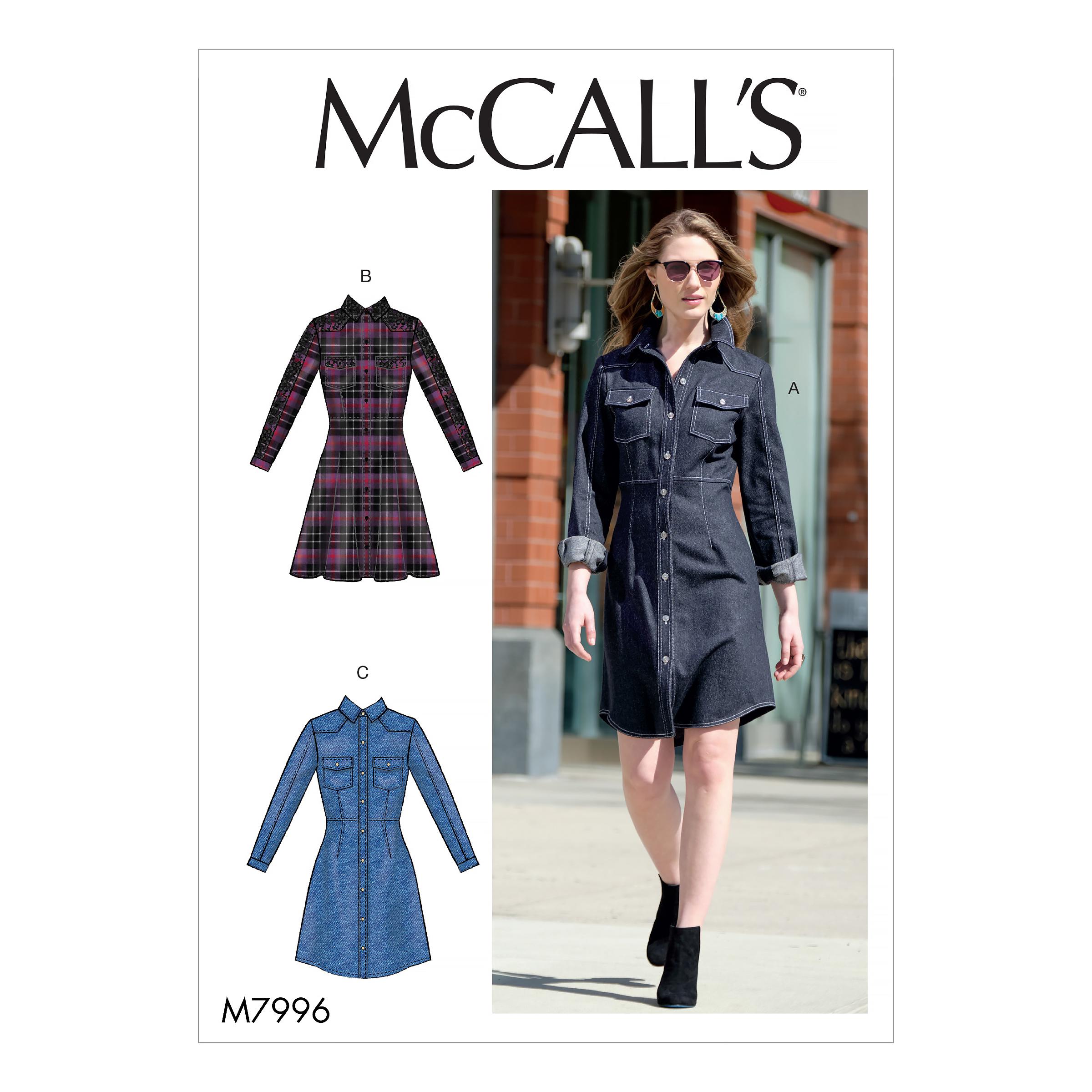 McCalls M7996 Misses Dresses