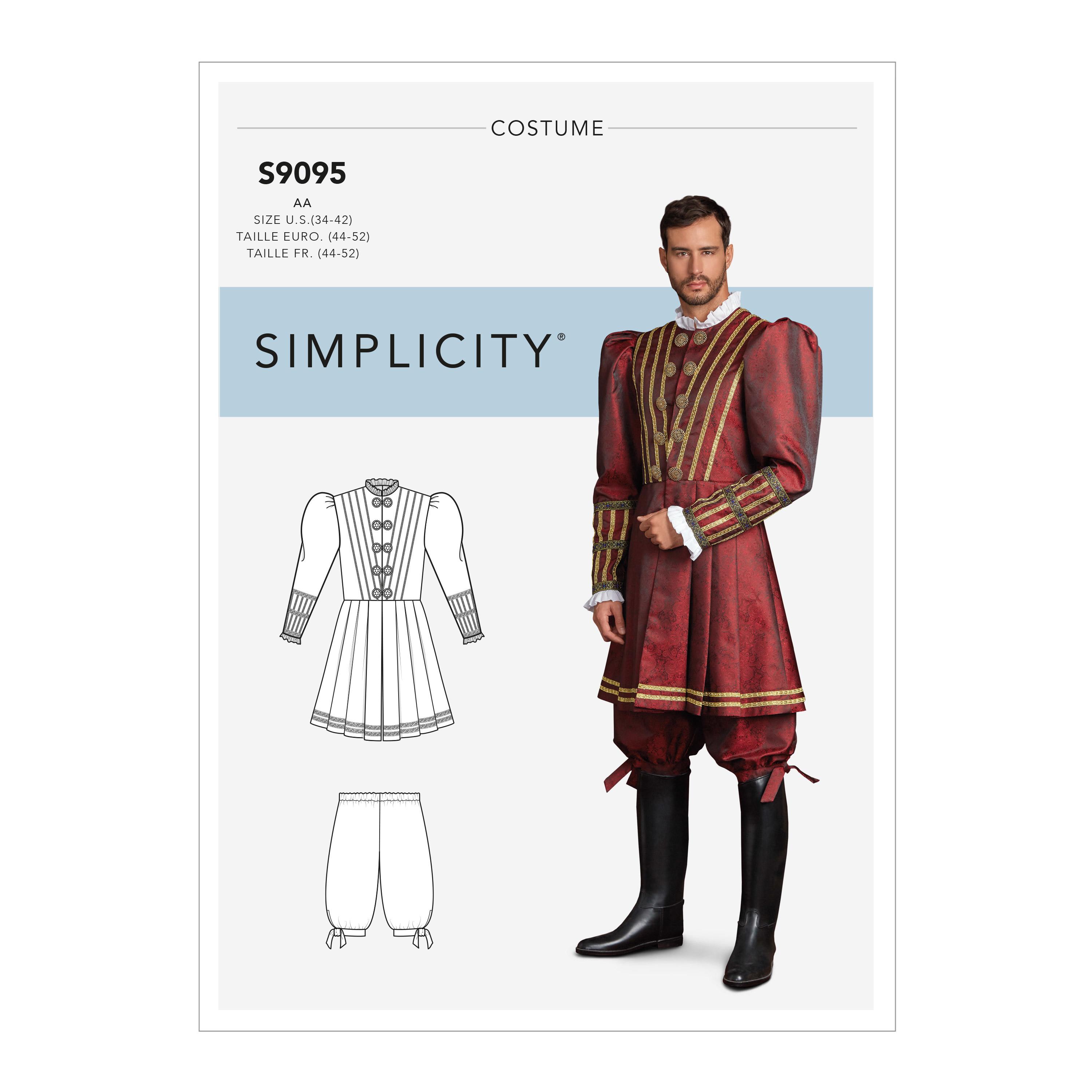 Simplicity S9095 Men's Historical Costume