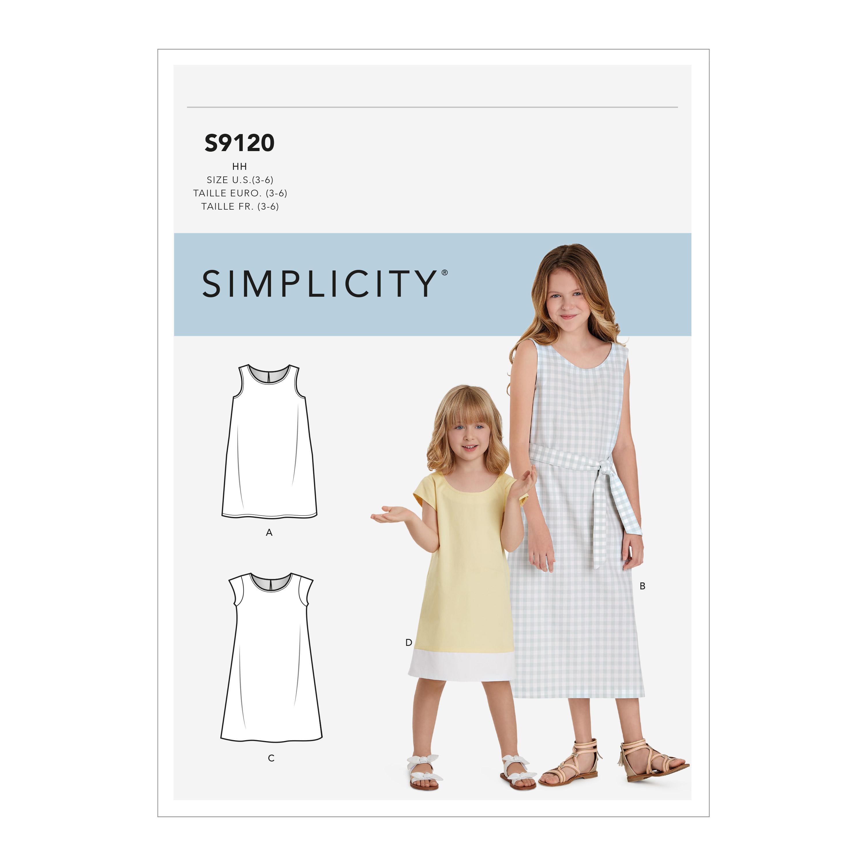 Simplicity S9120 Children's & Girls' Dresses