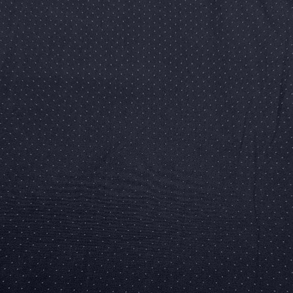 Navy Blue with pin spot cotton lawn