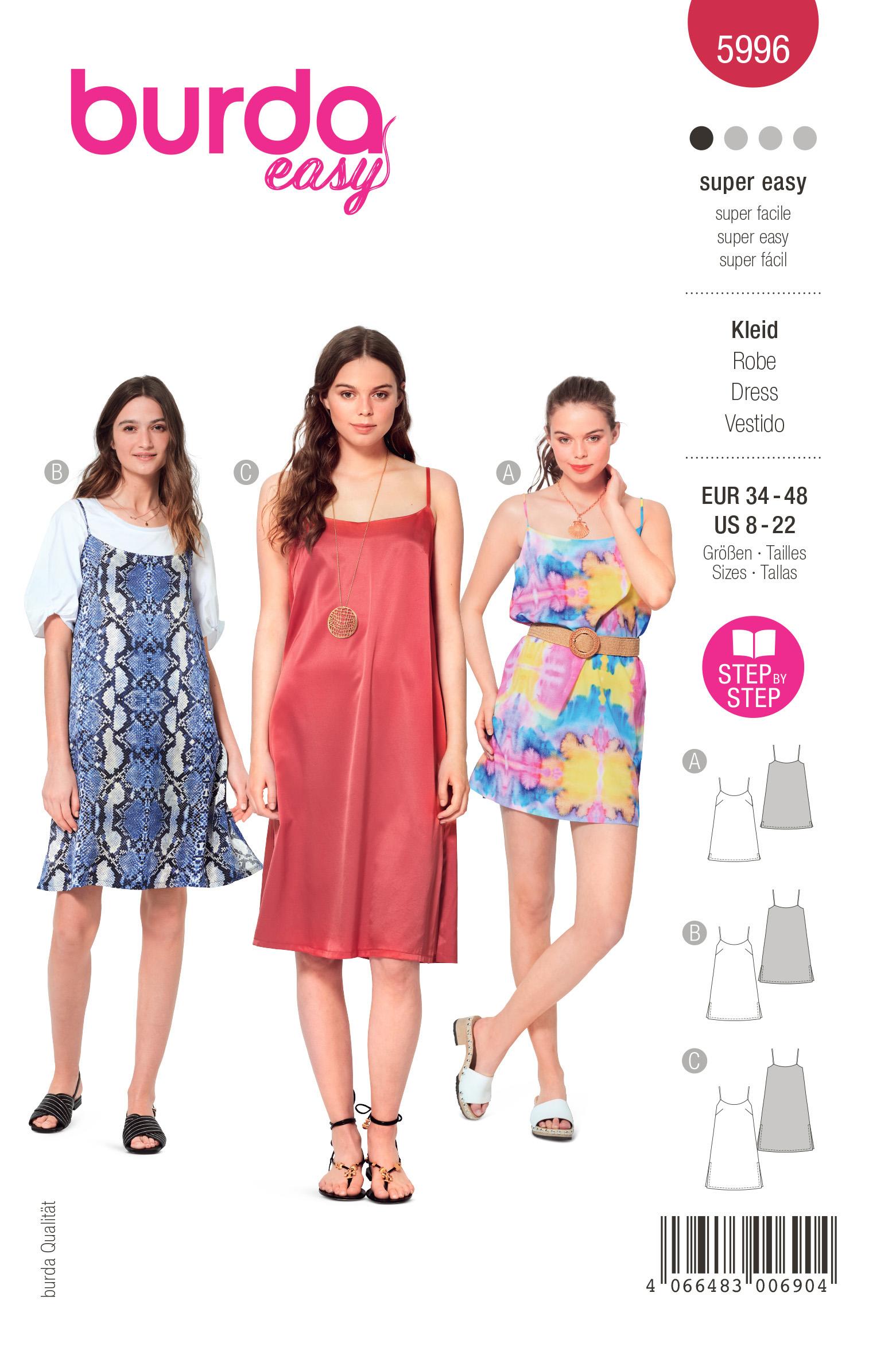Burda BD5996 Dress Sewing Pattern