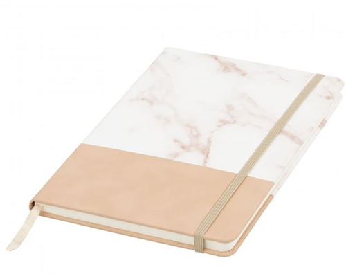 Notebook Craft Blank Two Tone Marble and brown