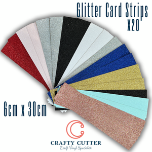 Glitter Card | Pattern Glitter Card | Cake Topper Card - Crafty Cutter