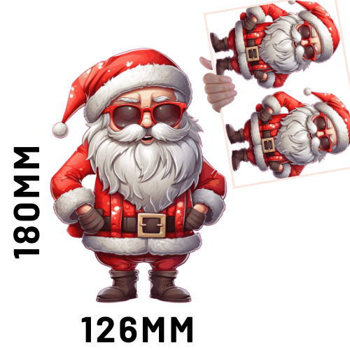 Christmas DTF - Santa Clause 2 x2