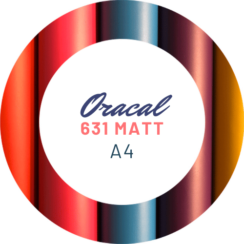 Oracal 631, Premium Matt Vinyl, Removable Vinyl, A4