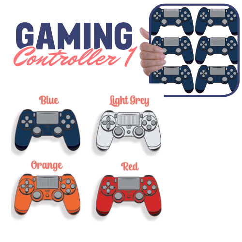 Gaming Stickers Controller 1 x6