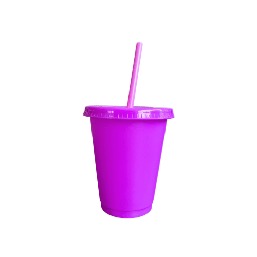 16oz Solid Colour Cold Cup - Violet