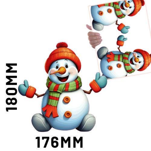 Christmas DTF - Snowman 1 x2