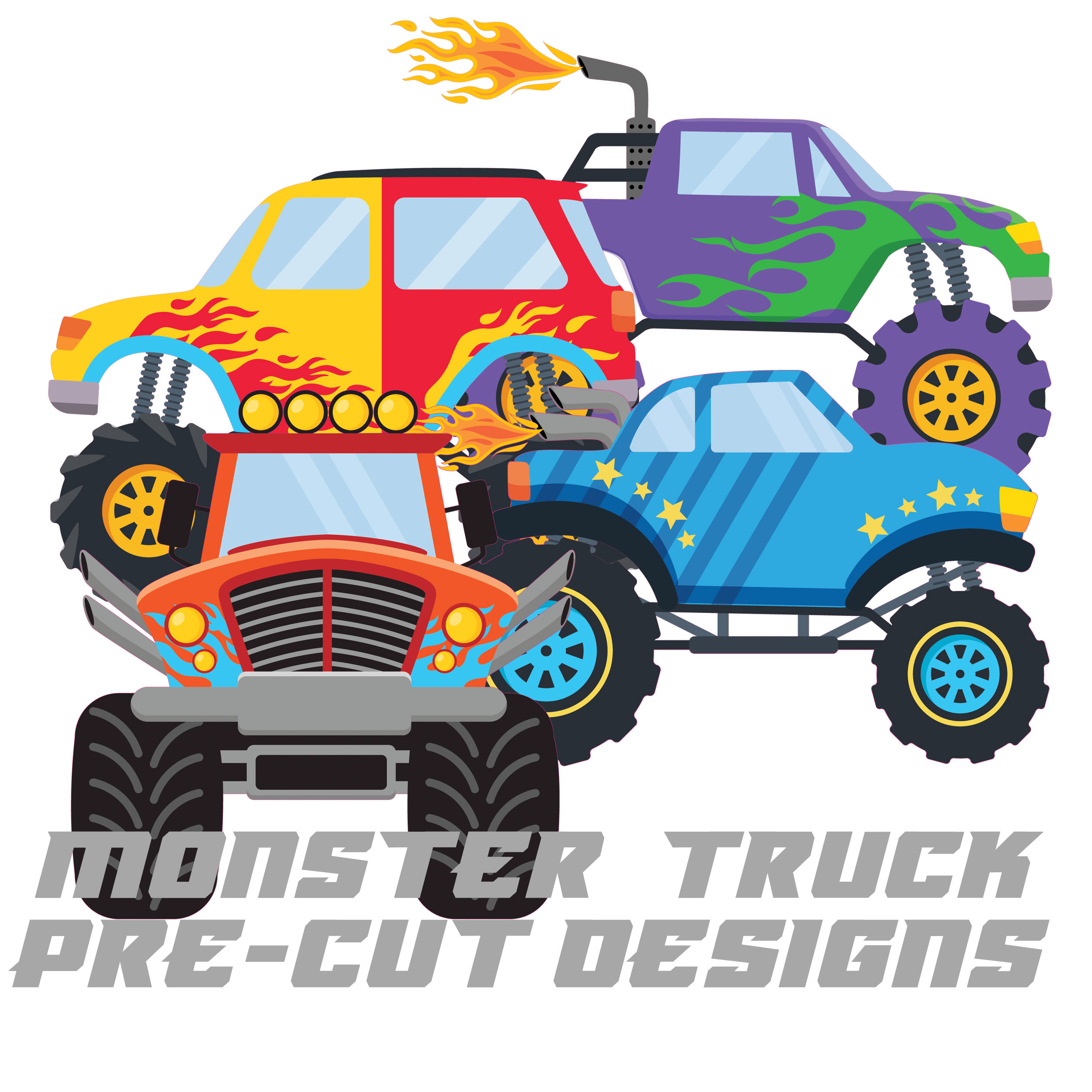 Stickers Monster Trucks Main