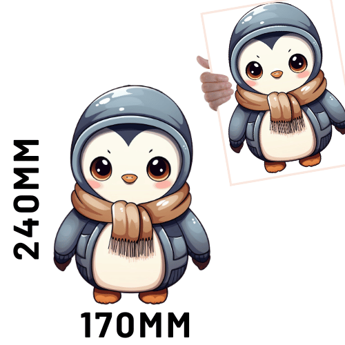 Christmas DTF - Cute Penguin 1 x1