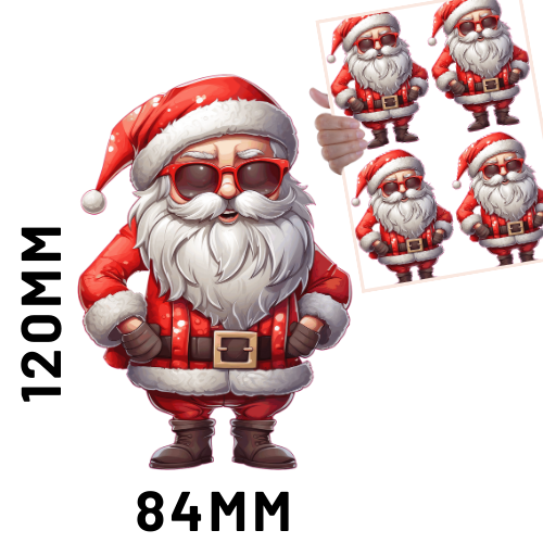 Christmas DTF - Santa Clause 2 x4