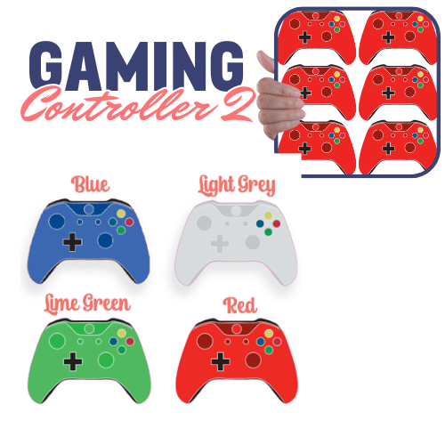 Gaming Stickers Controller 2 x6
