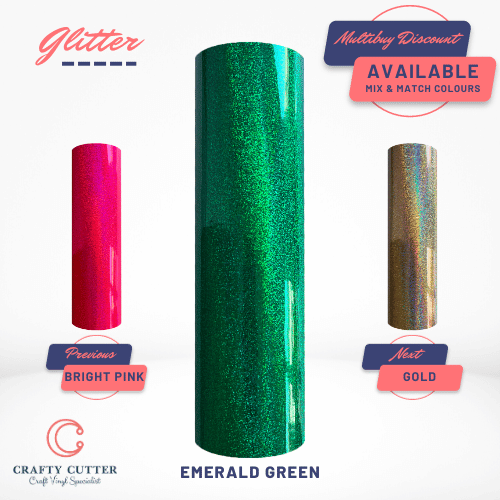 Holographic Sparkle - Glitter Emerald Green