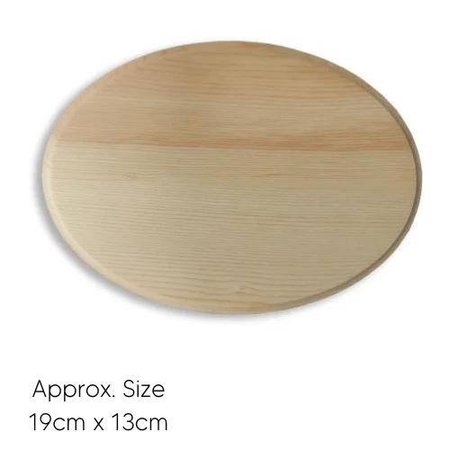 Wooden Plaque Oval