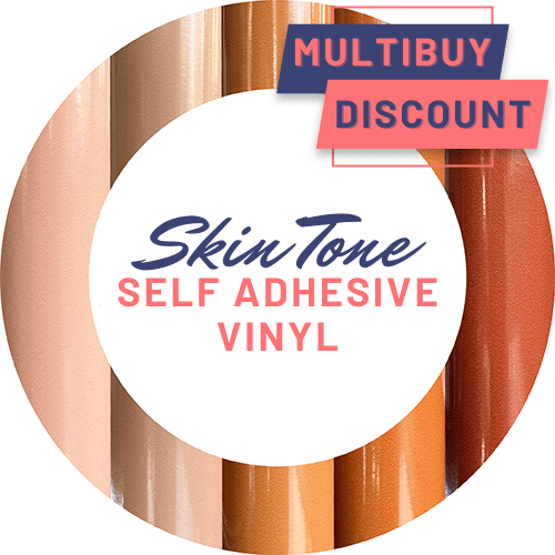 Printed Pattern Self Adhesive Vinyl - Skin Tone