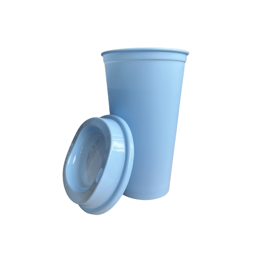 16oz Reusable Travel Cup Pale Blue