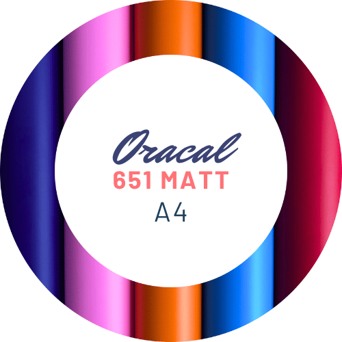 Permanent Self Adhesive Vinyl, Oracal 651 Matt
