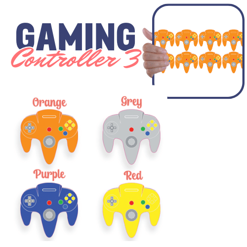 Gaming Stickers Controller 3 x8