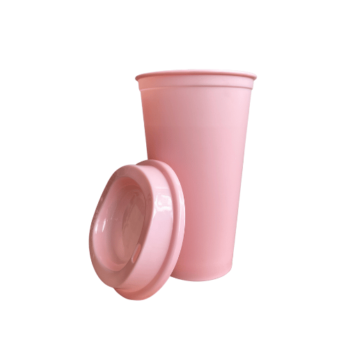 16oz Reusable Travel Cup Pale Pink