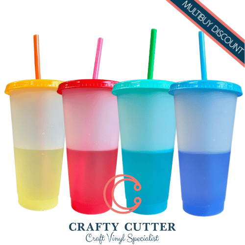 Frosted Colour Changing Cold Cups