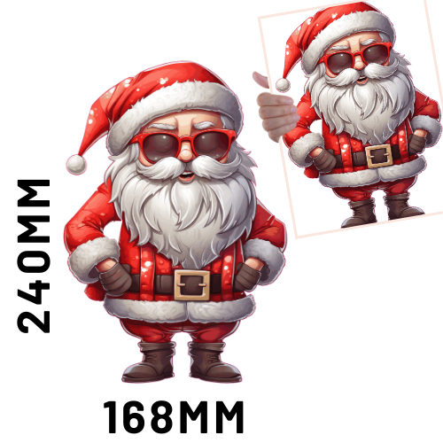 Christmas DTF - Santa Clause 2 x1