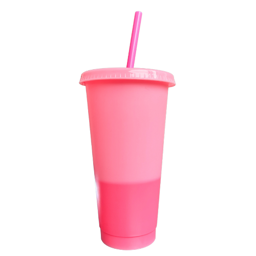 Colour Changing Cold Cup - Light Pink - Pink