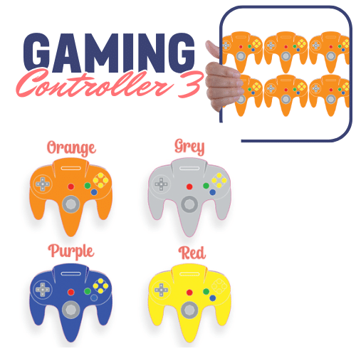 Gaming Stickers Controller 3 x6