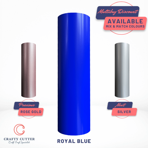 Plain Heat Transfer Vinyl MR - Royal Blue