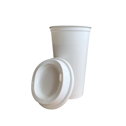 16oz Reusable Travel Cup White