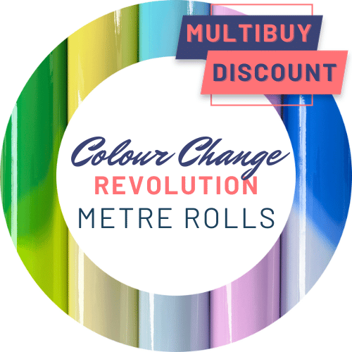 Cricut Heat Activated Color Changing Permanent Vinyl Roll Bundle, Size: 24
