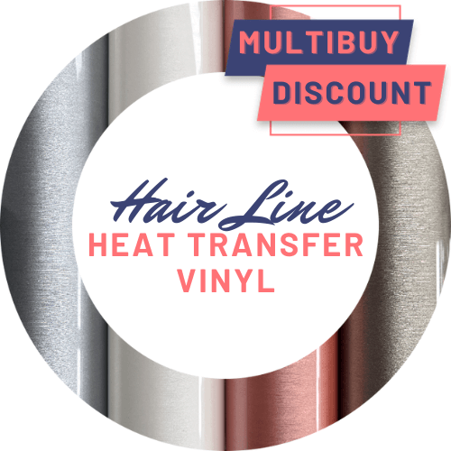 Hair Line HTV (IronOn) Heat Transfer Vinyl Crafty Cutter UK