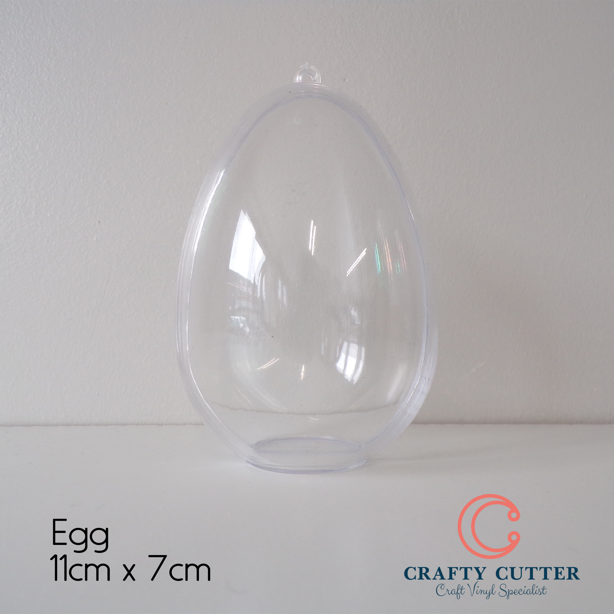 2-Part Shapes Clear Egg