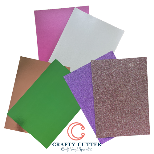 Cardstock Glitter Card, Mirror Card, Centura Pearl