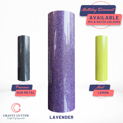 Premium Glitter Rainbow MR - Lavender