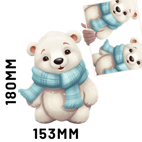 Christmas DTF - Cute Polar Bear 2 x2