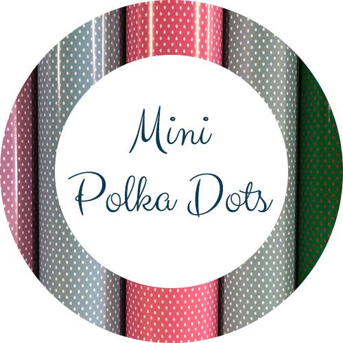 Printed Pattern Self Adhesive Vinyl Mini Polka Dots main