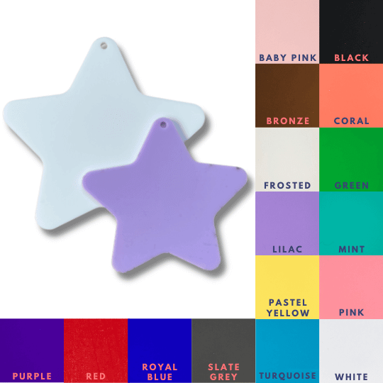 Wholesale Acrylic Star Main Colour