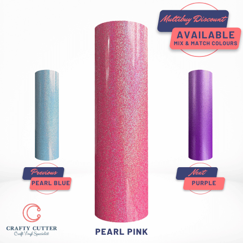 Pearlshine HTV Mini Roll - Pearl Pink